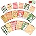 JOYIN 18 PCS Christmas Bags Assorted Sizes Kraft Treat Candy Bags (Small 5.5” Medium 9” Large 13”) for Xmas Party Favors Decoration, Holiday Present Wrapping, Thanksgiving Gift Decor