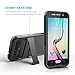 Galaxy S6 Waterproof Case,Easylife 6.6 feet Underwater IP 68 Certified Waterproof Dirtproof Shockproof Snowproof Full Sealed Cover Case for Samsung Galaxy S6 (Black)