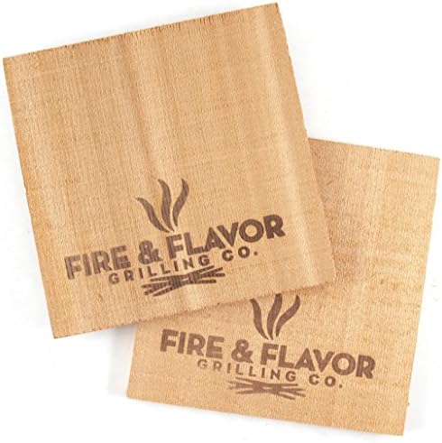 Fire & Flavor Western Red Cedar 6" Mini Grilling Plank, Set of 2