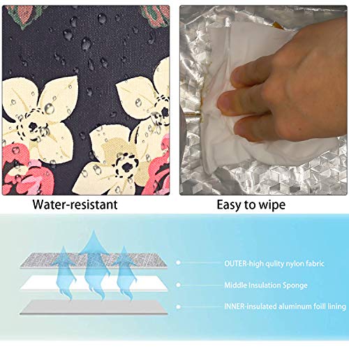 image for BRINCH Lunch Bag Insulated Lunch Box Leak Proof High Temperature Resis