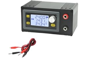 TKXEC DC Power Supply Variable Buck Boost Converter Variable Voltage Regulator CC CV 0.6-36V 5A 5V 6V 12V 24V Bench Power Module Adjustable Voltage Regulated