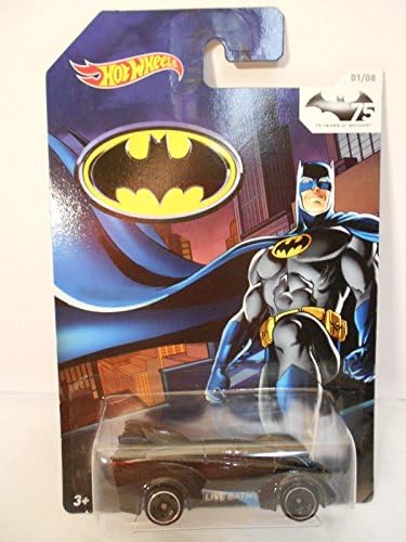Hot Wheels 2014 Batman 75th Anniversary BATMAN LIVE BATMOBILE #01/08 New .HN#GG_634T6344 G134548TY65522
