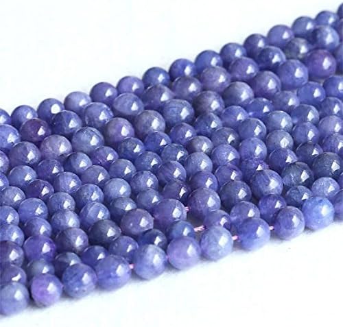 1 Strands Natural Blue Purple Tanzanite Round Loose Gemstone Beads 5mm 15.5" 05221