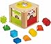 HABA Zookeeper Wooden Shape Sorting Box with a Twist - Explore Whole and Half Shapes - 12 Months +