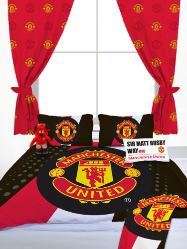 Manchester United Fc Crest 72 Drop Curtains Buy Online In