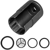 IPR Injector Pressure Regulato Valve Socket Removal Tool | Fit for 2003-2010 Ford 6.0L Powerstroke Excursion F250 F350 F450 F550 E350 E450 w/ Seal Kit 6.0 IPR Valve Socket