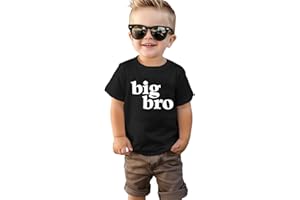 SOFEON Big Brother Shirt for Toddler Baby Boy Promoted to Big Bro Announcement T-Shirt Kids Summer Short Sleeve Tees Tops
