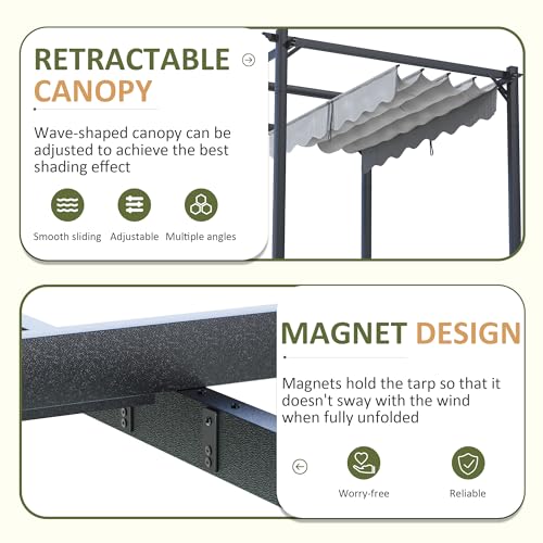 Betisef 10x12 Outdoor Pergola with Retractable Canopy Review: Adjustable Shade for Any Patio image 16