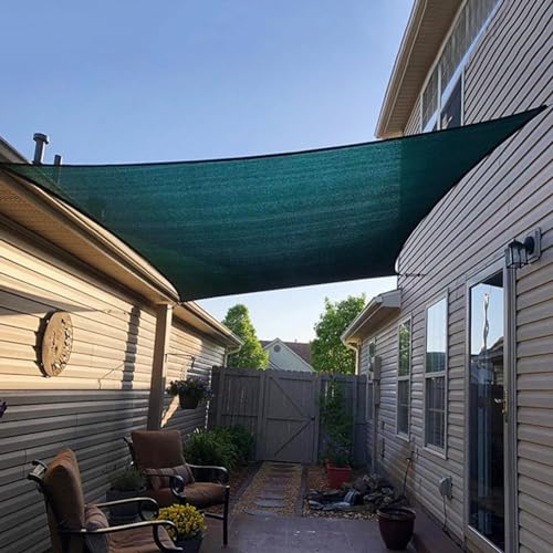 TERRIFI Green Shade Cloth 2 x 3 M - 90% UV-Blocking Sun Shade Net with Grommets, Ideal for Greenhouse, Patio, Lawn, Outdoor Plant Cover, Protects Flowers and Vegetation