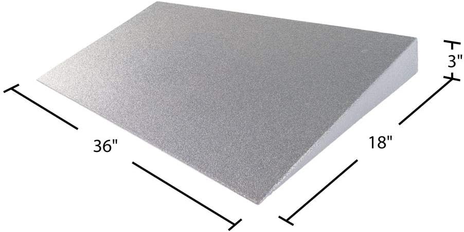 VersaRamp 3" High Lightweight Foam Threshold Ramp for Wheelchairs, Mobility Scooters, and Power Chairs by Silver Spring: Health & Personal Care