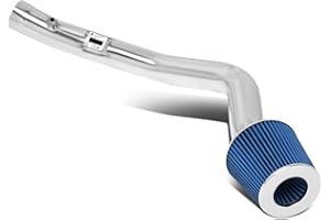 DNA Motoring ITK-0007-BL Aluminum Cold Air Intake System w/Blue Filter