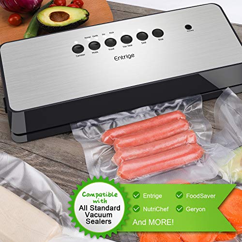 Entrige Vacuum Sealer Bags for Food, 8\