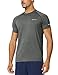 BALEAF Men's Quick Dry Short Sleeve T-Shirt Running Workout Shirts Grey Heather Size XL