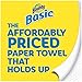Bounty Basic Paper Towels, Prints, Regular Roll - 8 pk