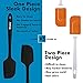 Silicone Spatula Set - Heat Resistant Tools for Cooking, Baking & Mixing - One Piece Design Spatulas for Non-Stick Cookware - Durable Stainless Steel Core - Spatulas Silicone Heat Resistant - by Zulay