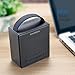 FM Radio Portable Wireless Bluetooth Speaker 8W Waterproof/Shower/Outdoor with Alarm Clock MP3 Player Hands Free Phone Calling Mic, Micro SD TF Slot, External Wire Antenna