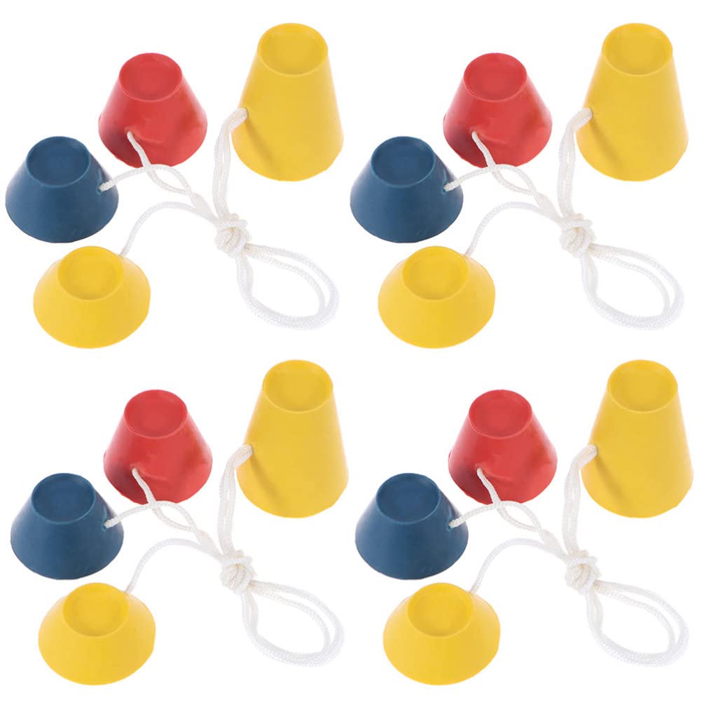 CLISPEED 16Pcs Rubber Winter Tees Replaceable Golfs Tees Golfs Ball Holder Bases Golfs Balls Holders with Different Heights for Frosty Days Indoor Outdoor Training