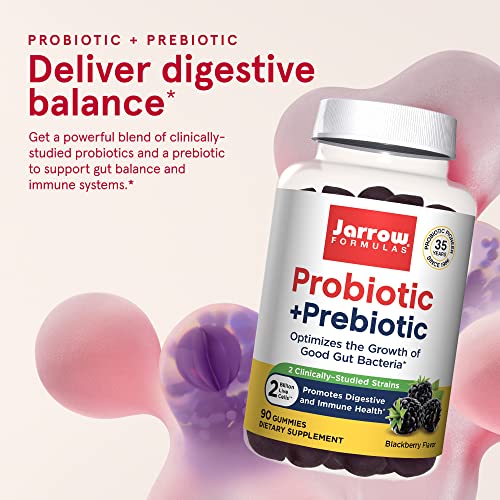 Jarrow Formulas Probiotic+Prebiotic Dietary Supplement for Digestive