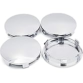 Rhinotuning 83mm(3.27in)/76.4mm(3in) Chrome Silver ABS Car Wheel Center Hub Caps Replace #88963143#9595891#9595759#9596403#19333200 Suburban 2001-2017 4pcs