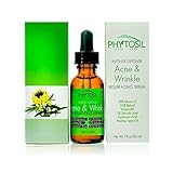 BEST Acne & Wrinkle Face Serum. Fight Wrinkles & Acne with One Product. Contains 20% Vitamin C, 2.5% Retinol, 2% Salicylic Acid, Hyaluronic Acid, Rosehip Seed Oil - Phytosil - 1 oz