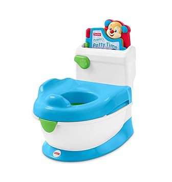 Fisher Price Fun Learning Potty With Musical Children S Book With Realistic Sounds And Melodies For Fun Training Amazon De Baby