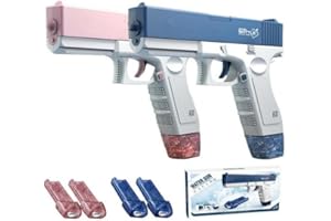 GÉNERIC 2 PC Water Gun,Electric Water Gun with Super Long Range, Automatic Squirt Gun,Water Blaster Pistol Toy for Adults & Kids Summer Swimming Pool Beach Outdoor Activity