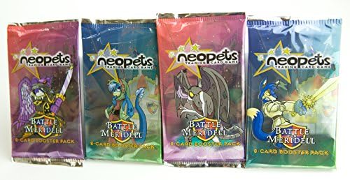 Neopets Battle for Meridell Trading Card Game (4 booster packs)