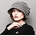 Maitose™ Women's Decorative Flowers Wool Beret