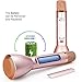 HTRise 08 Rose Gold Portable Karaoke Player Wireless Bluetooth Speaker Microphone KTV, and Singing Record