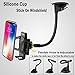 Car Phone Mount, ILDZMMC 3-in-1 Universal Phone Holder For Car Dashboard Windshield Mount Air Vent Car Phone Holder for iPhone X/8/8P/7/6/6S, Samsung Galaxy S5/S6/S7/S8 LG Huawei and More (Black)