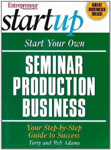 Download Start Your Own Seminar Production Business (Entrepreneur Magazine's Start Up) Download Start Your Own Seminar Production Business (Entrepreneur Magazine's Start Up)