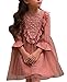 SailGoal Girls Sweet Princess Style Trumpet sleeves Lace Mesh Dresses