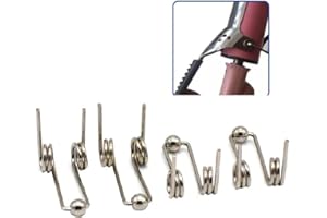 Cilky 4pcs Wire Diameter 1.2mm Curling Iron Replacement Part Fix Broken Double Return Torsion Spring Small Springs Compressio