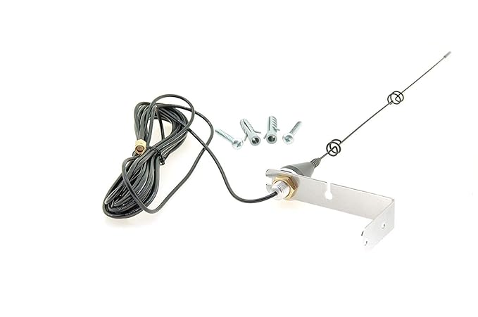 Alda PQ Antenne zur Wandmontage für 4G (LTE), 3G (UMTS), 2G (GSM), mit SMA/M Stecker und 5m Kabel 5 dBi Gewinn
