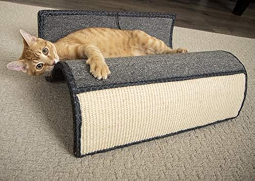 SmartyKat Scratch Scroll+ Sisal Carpet Cat Scratcher with