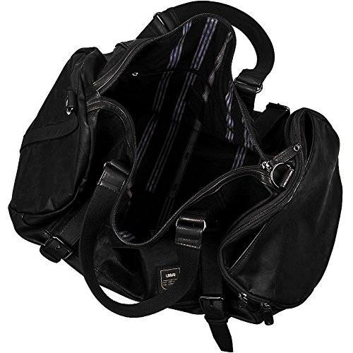 UIYI Mens Leather Sports Gym Totes Yoga Mat Handbag Shoulder Bag 140085