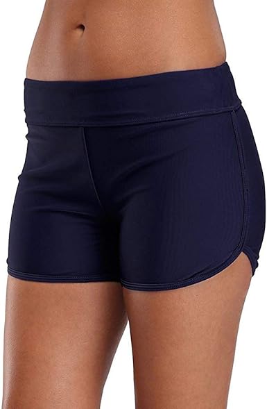 amazon women's swim boy shorts