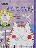 Celebrate Coloring 2017 Monthly Planner by 