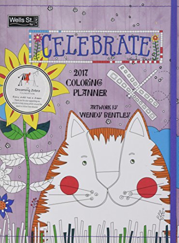 Celebrate Coloring 2017 Monthly Planner by 