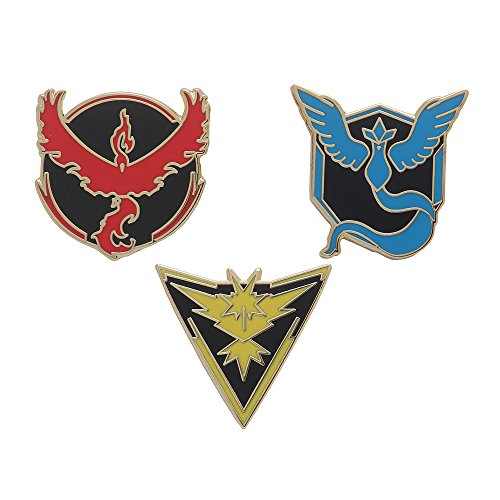 UPC 616639791624, Pokemon Go Badges (Team Mystic, Team Instinct, Team Valor) Gold Outline