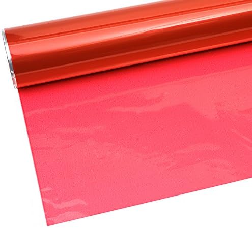 80 m x 80 cm teñido rojo celofán rollo – floristería papel de regalo