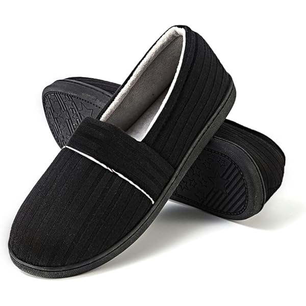 Amazon.com | XUEMML Leather Slippers For Men Indoor Outdoor