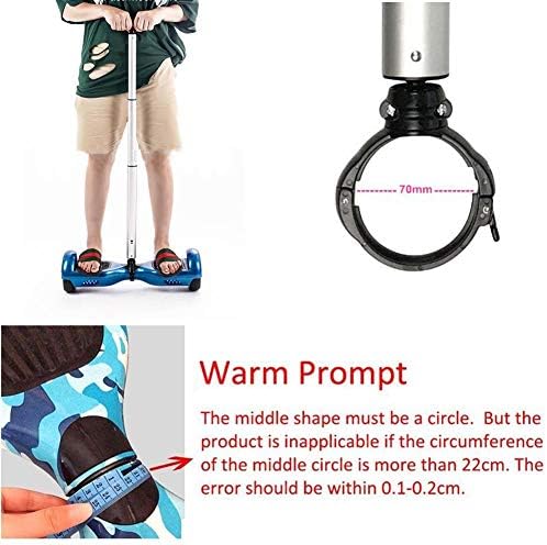 Extension d'équilibre de barre de genou de barre de poignée de Hoverboard d'équilibre d'équilibrage Accoudoir de poignée de scooter pour le mini scooter 6.5 '' 7 '' 10 ' pour des enfants et des adulte