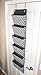 COMPONO Office Supplies Storage Organizer Includes 2 Over Door Hangers, 6 Pocket Chart for Home, Business, Clothing, and School Organizers (Trellis Pattern)