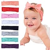 Mookiraer Newest Baby Headbands Turban Knotted, Girl's Hairbands for Newborn Childrens