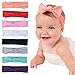Mookiraer Newest Baby Headbands Turban Knotted, Girl's Hairbands for Newborn Childrens