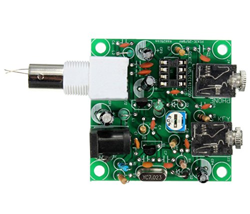 Qianson DC 9V-12V 7.023MHz-7.026MHz 40M RADIO CW QRP Pixie Shortwave Transmitter Receiver DIY Kits