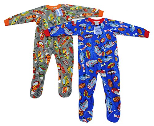 95558B-7 Prince of Sleep Footed Pajamas / Blanket Sleepers (Pack of 2)