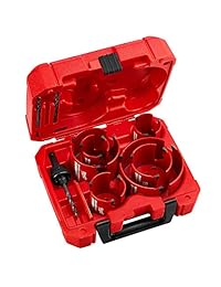 Milwaukee 49-56-9290 - Juego de 10 piezas de sierras de agujero de HAWG con dientes de carburo