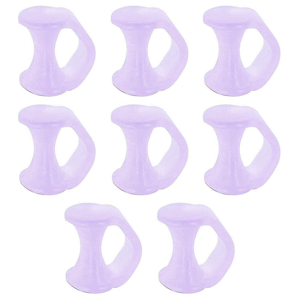 Hsthe Sea 4 Pcs Silicone Toe Separators, Toe Separator Silicone, Toe Separator, Toe Separator Silicone, Toe Spreader, for Avoid Chafing and Relieve Pressure